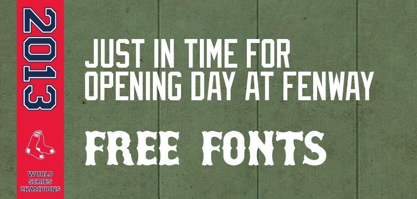 Red Sox Free Fonts - New England Reprographics